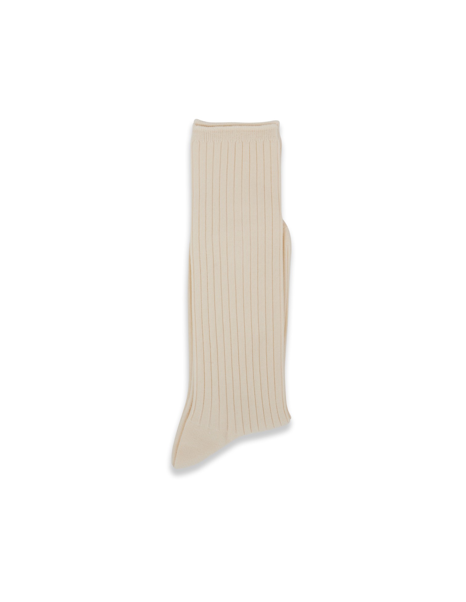 Ribbed Socks (Ivory)