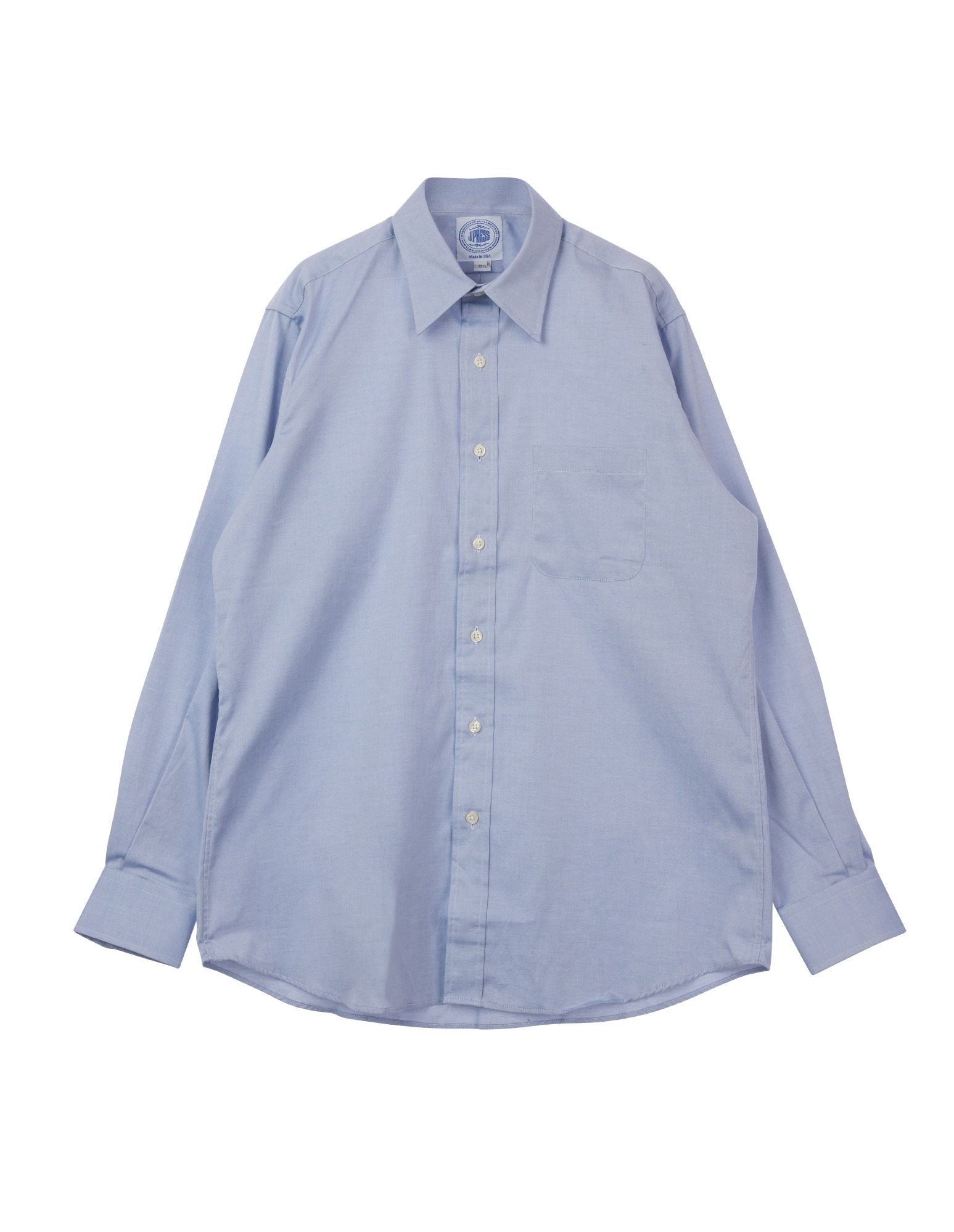 Pinpoint Collar Dress Shirt (Blue)